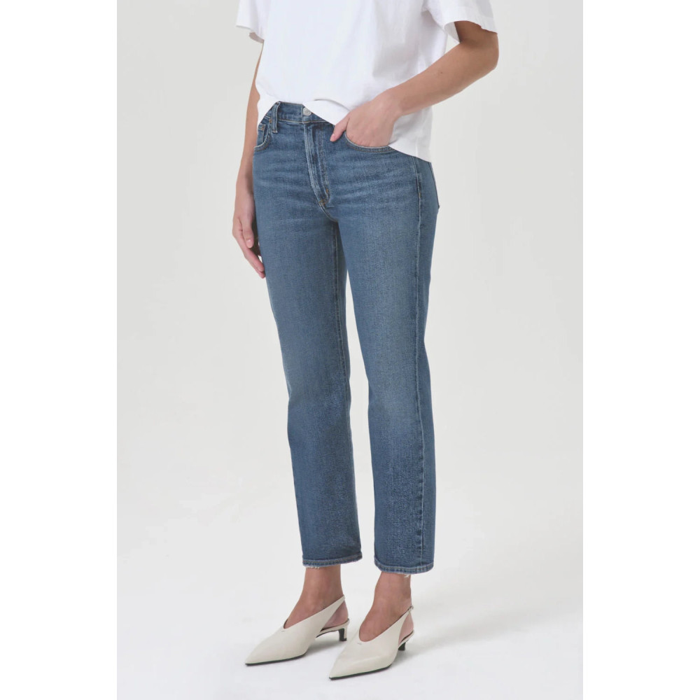 Race Mid Rise Straight Jean