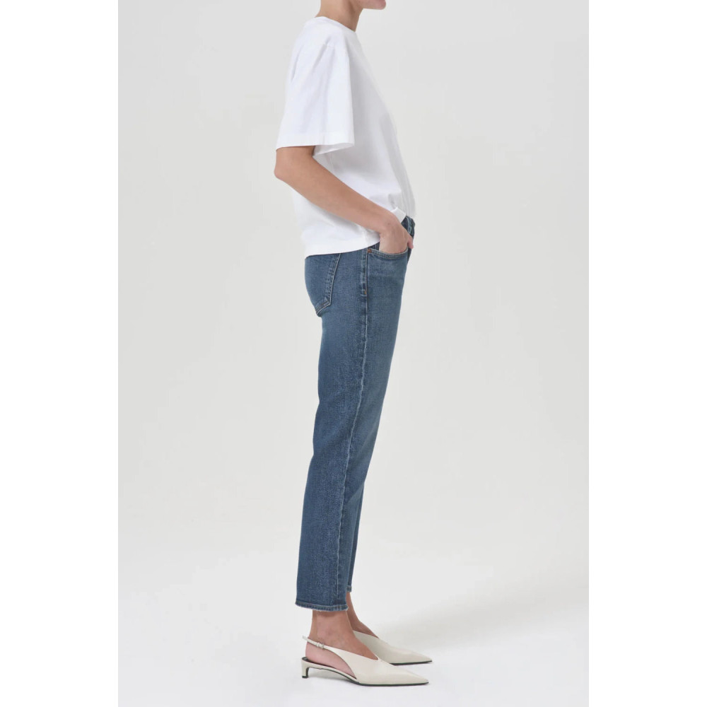 Race Mid Rise Straight Jean