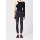 Brocade High Rise Slim