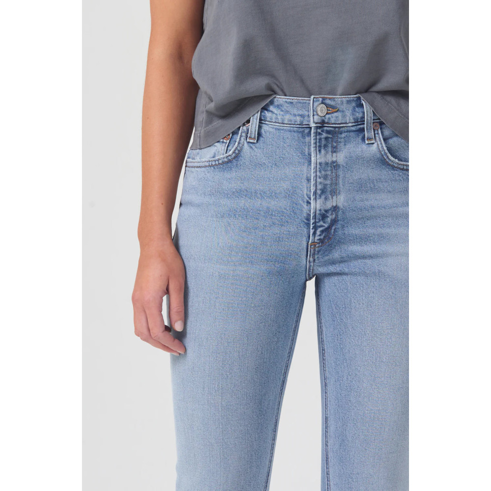 Rubis Glow Mid Rise Slim Crop
