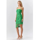 Sunflower Symmetry Crochet Lace Dress