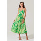 Omega Print Dress