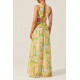 Soft Print Maxi Dress