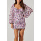 Malachite Skirt Print Dress