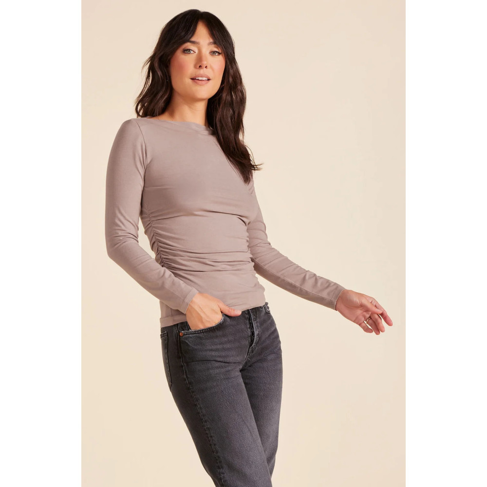 Indigo Neck Top