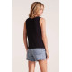 Courant Flow Neck Gauze Tank