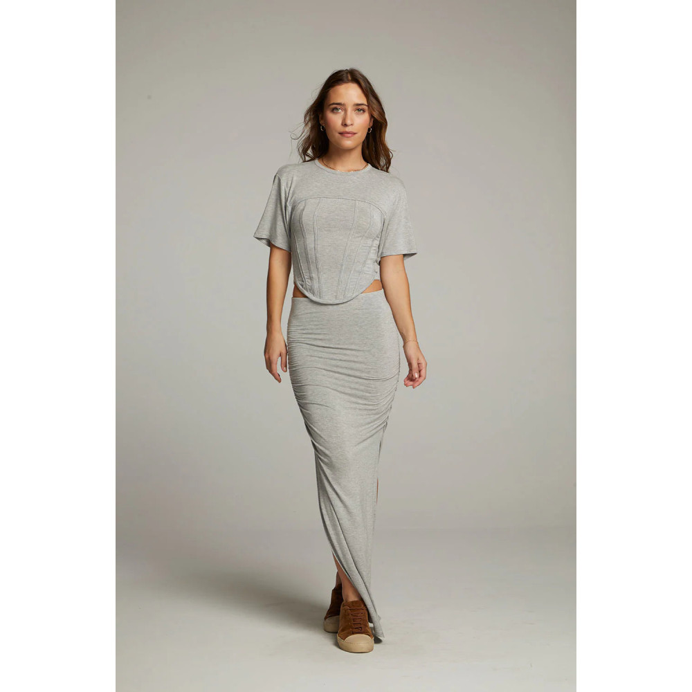 Manor Drift Heather Grey Tee