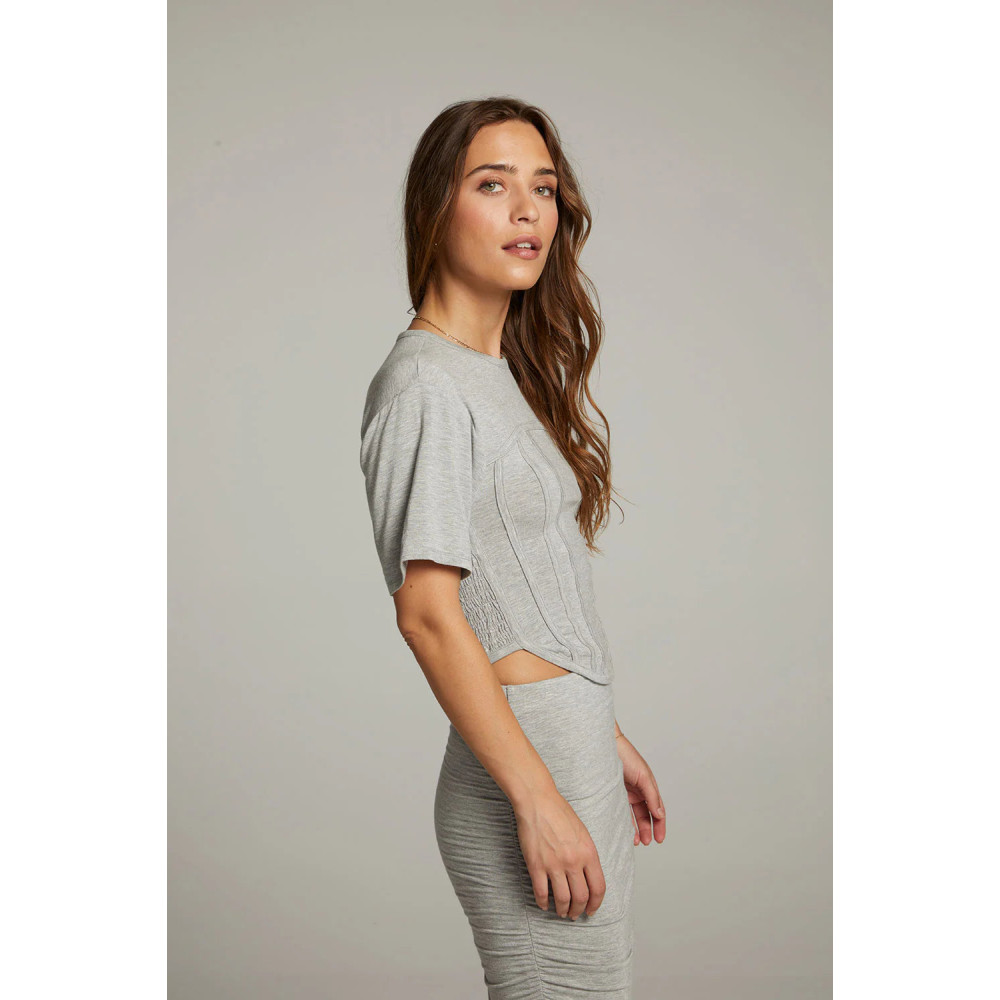 Manor Drift Heather Grey Tee