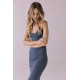 Aube Ruched Maxi Dress