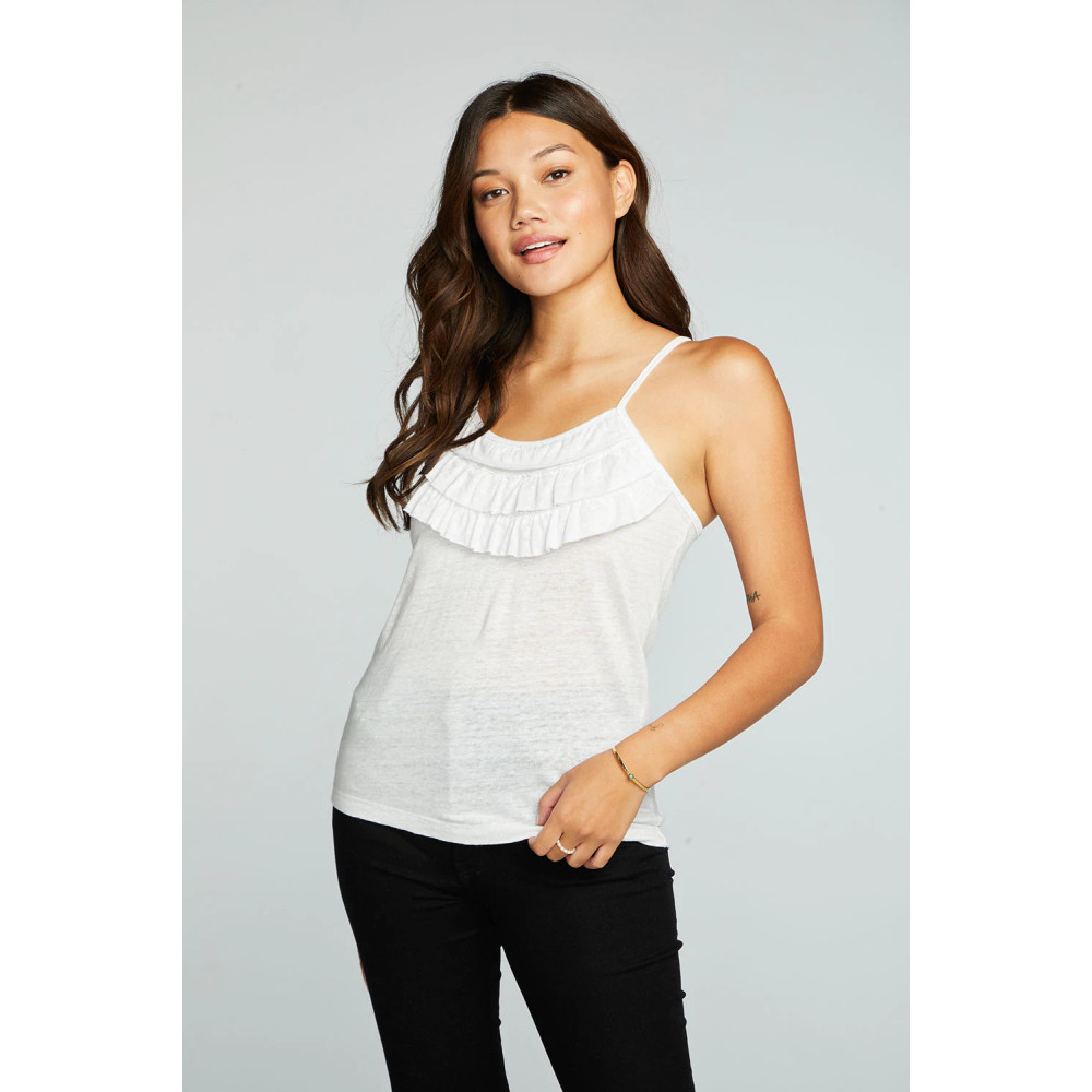 Amore Drift Ruffle Tank