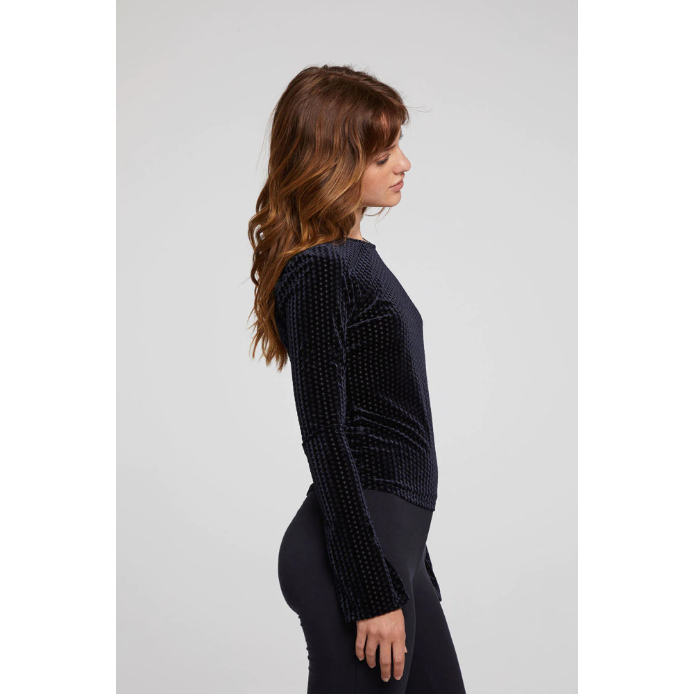 Patent Velvet Top