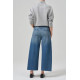 Jade Raw Hem Crop