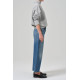Jade Raw Hem Crop