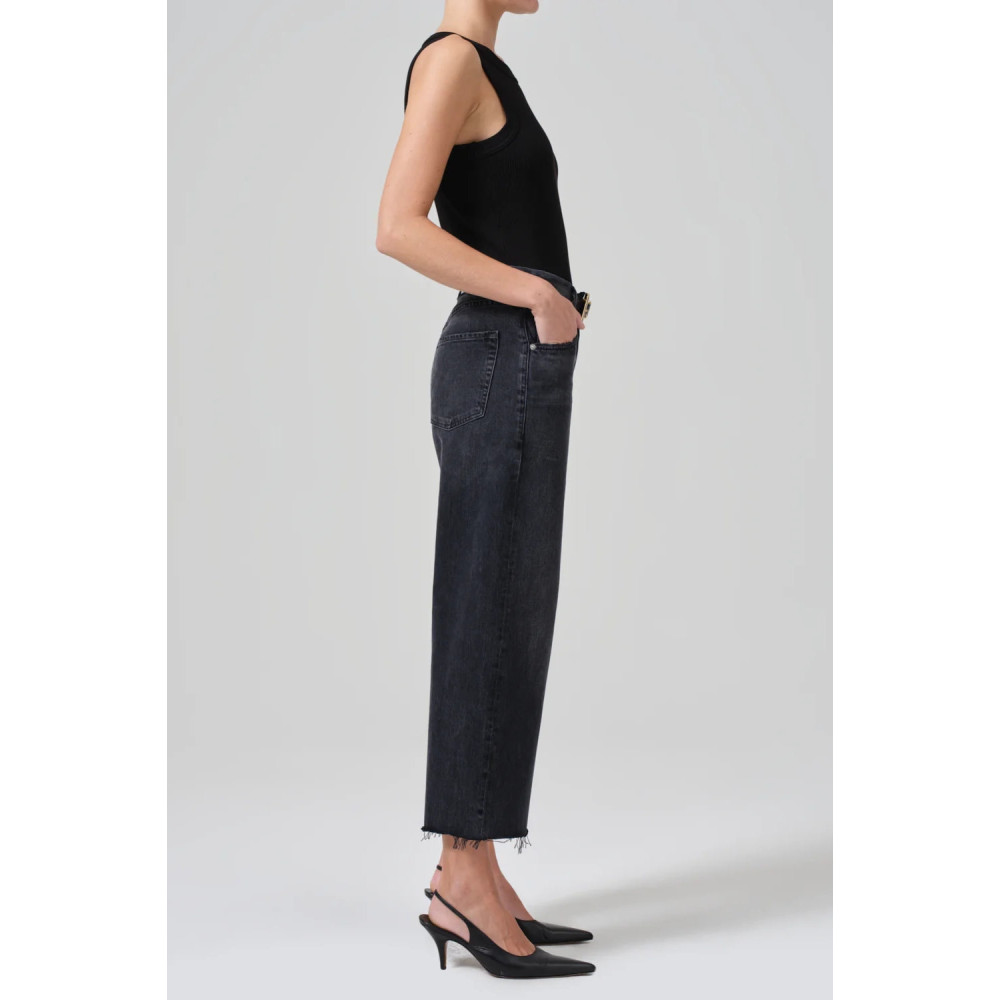 Eon Grâce Raw Hem Crop Jean