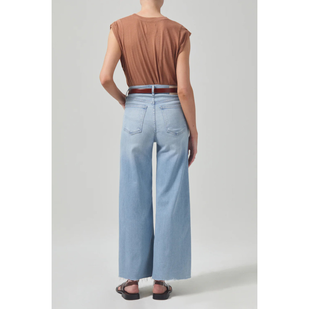 Onde Crop Wide Leg Jean