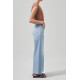 Onde Crop Wide Leg Jean