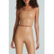 Estrella Leather Crop Cami