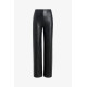 Cedar Leather Wide Leg Pant