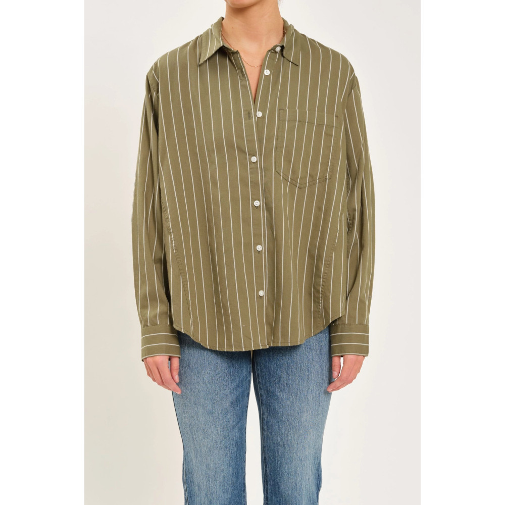 Fortuna Boyfriend Button Up Shirt