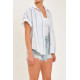 Tesoro Boyfriend Stripe Shirt