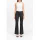 Boundless Mid Rise Flare in Coated Asphalt