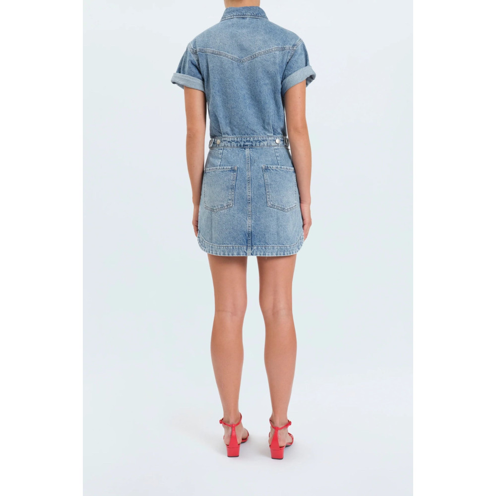 Notte Twist Denim Dress