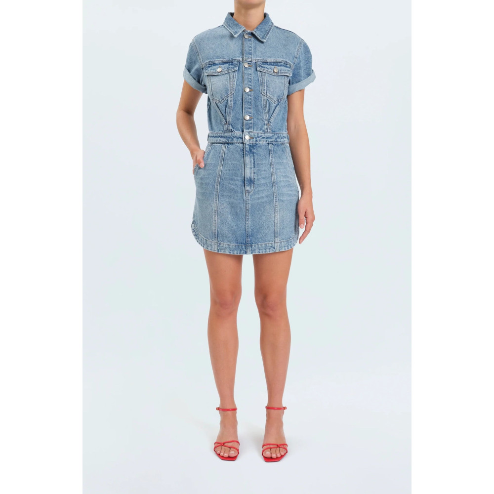 Notte Twist Denim Dress