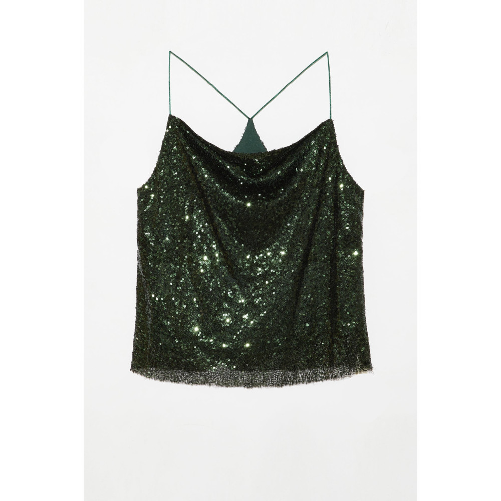 Voile Dolce Sequin Cami