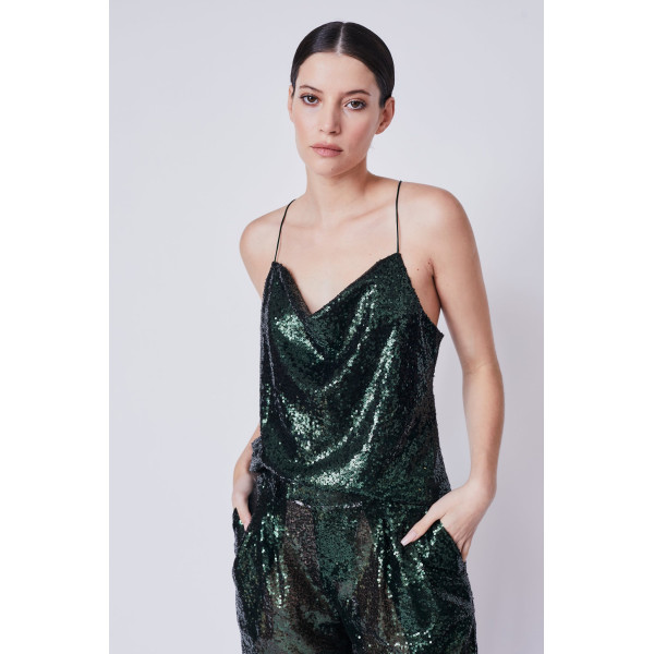 Voile Dolce Sequin Cami