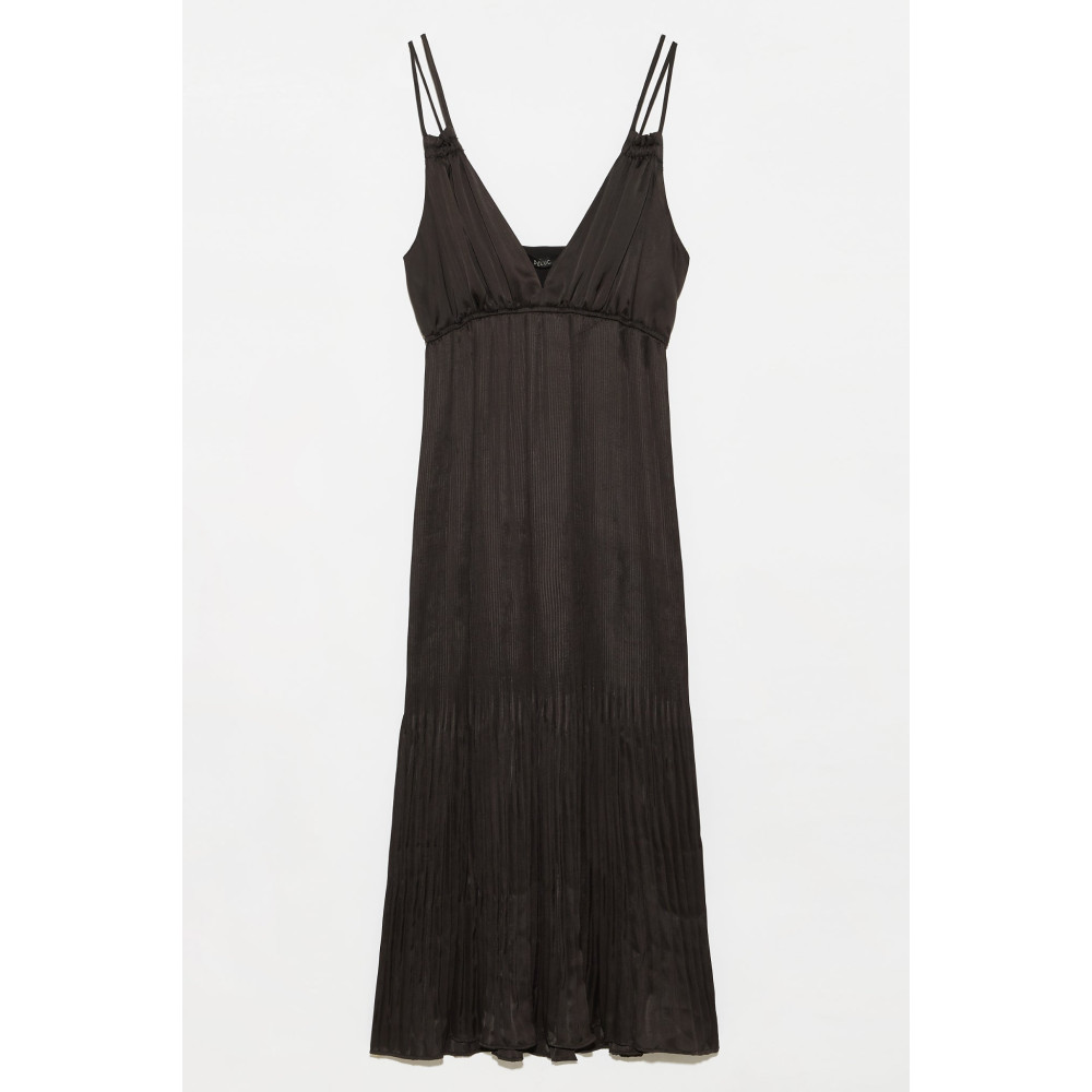 Tessellation Pleat Maxi Dress