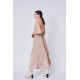Tessellation Pleat Maxi Dress