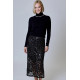 Zaffiro Leopard Midi Skirt