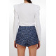 Moda Lumina Ruffle Trim Top