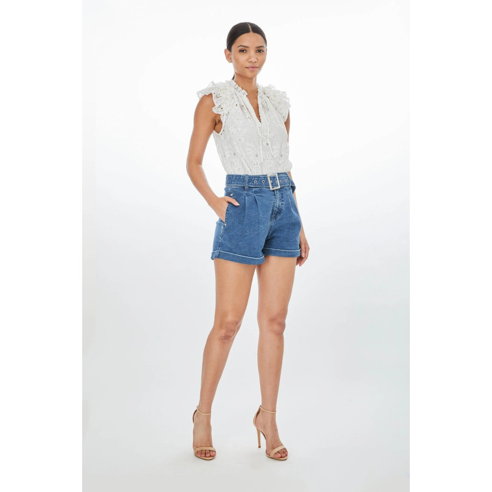 Rose Embroidered Top