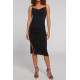 Retro Drift Lace-Up Dress