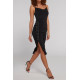 Retro Drift Lace-Up Dress