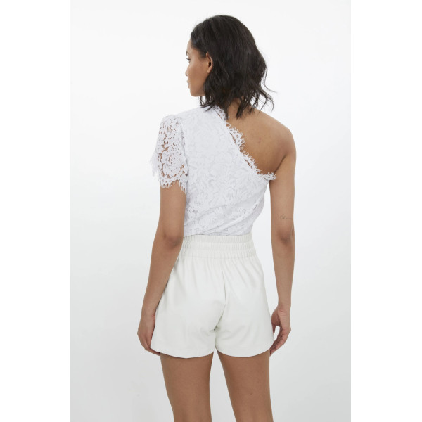 Facet Bloom Lace Top