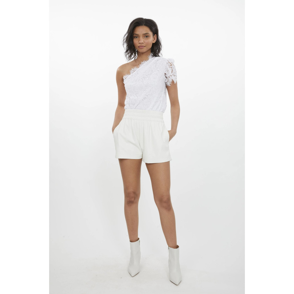 Facet Bloom Lace Top