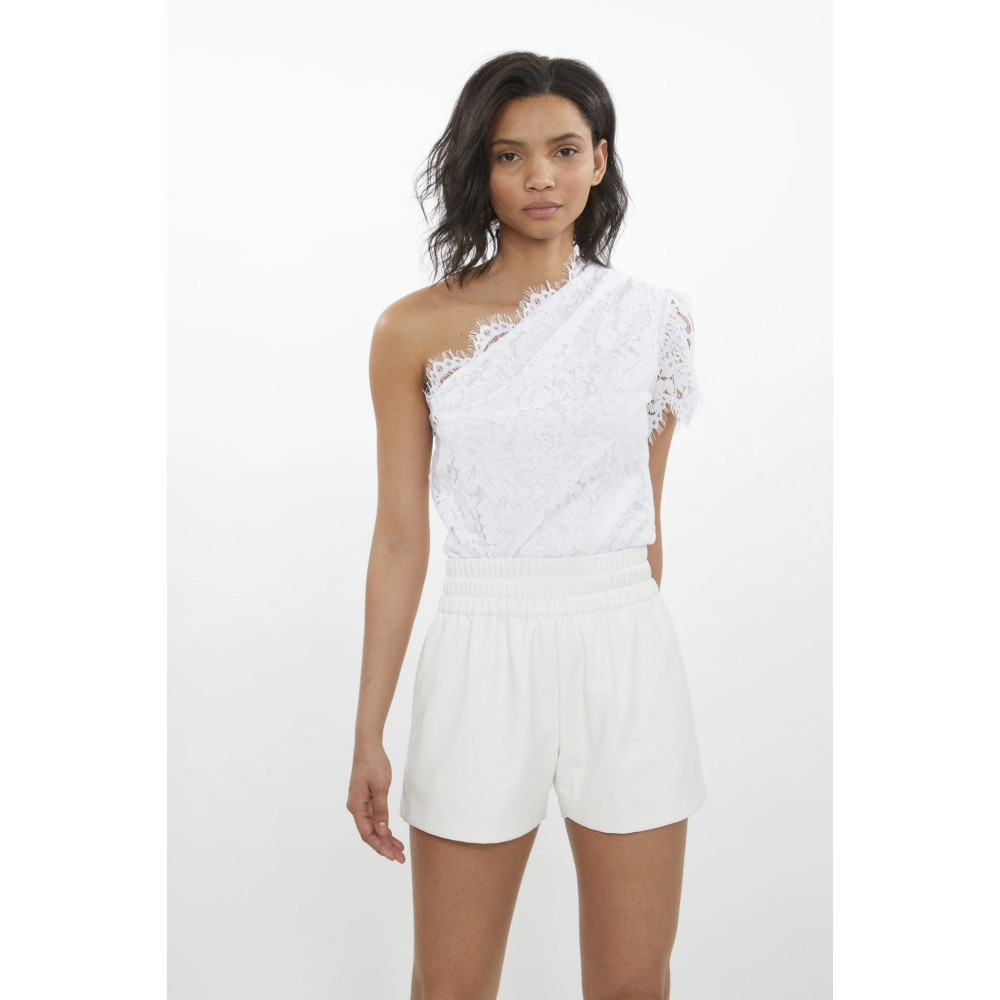 Facet Bloom Lace Top