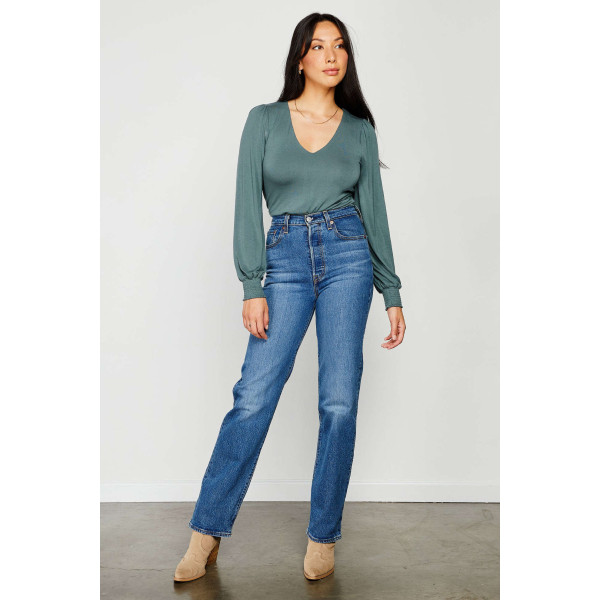 Fortuna V Neck Top
