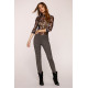 Triunfo Plaid Stirrup Pant