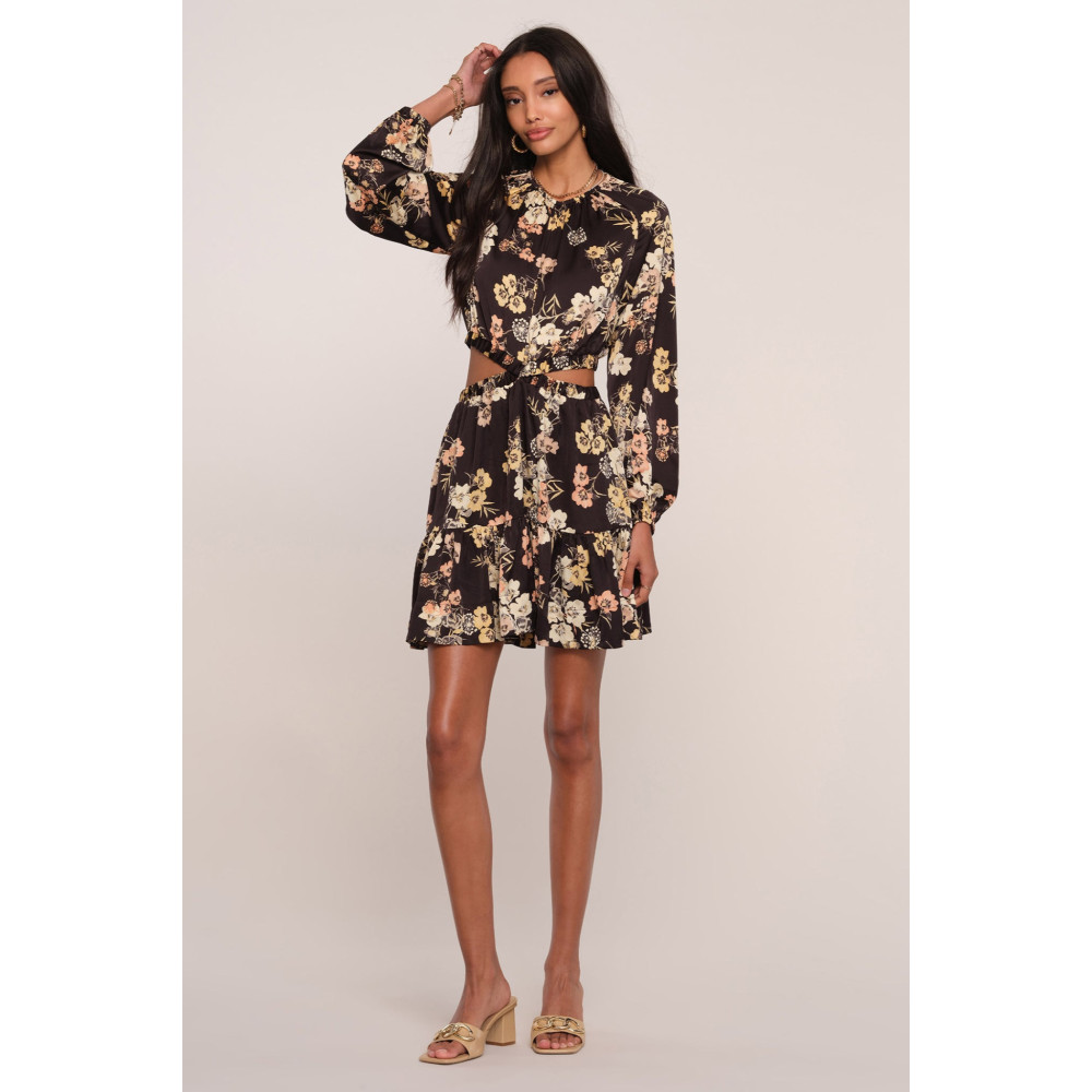 Onyx Floral Dress