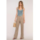 Organza Denim Top