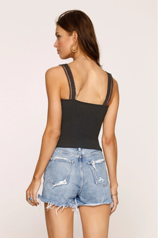 Chill Dolce Lace Strap Top