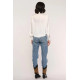 Delicada Smocked Shoulder Blouse