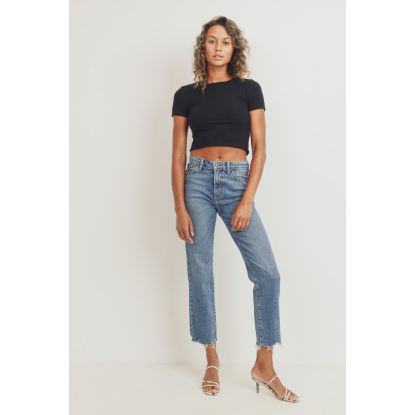 Esmeralda Onde Straight Jean