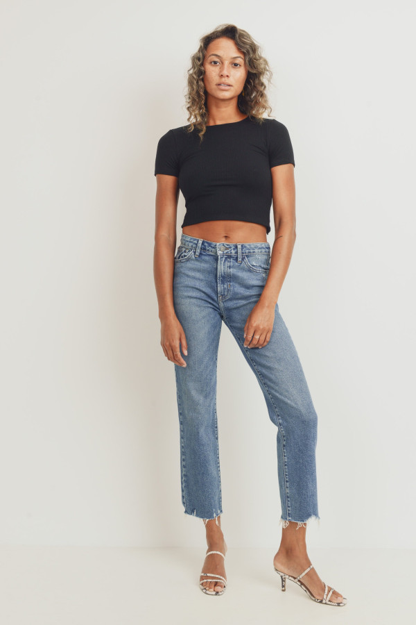 Esmeralda Onde Straight Jean