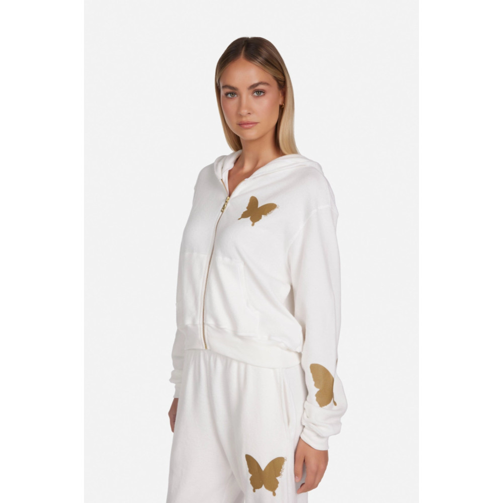 Flor Butterfly Zip Up