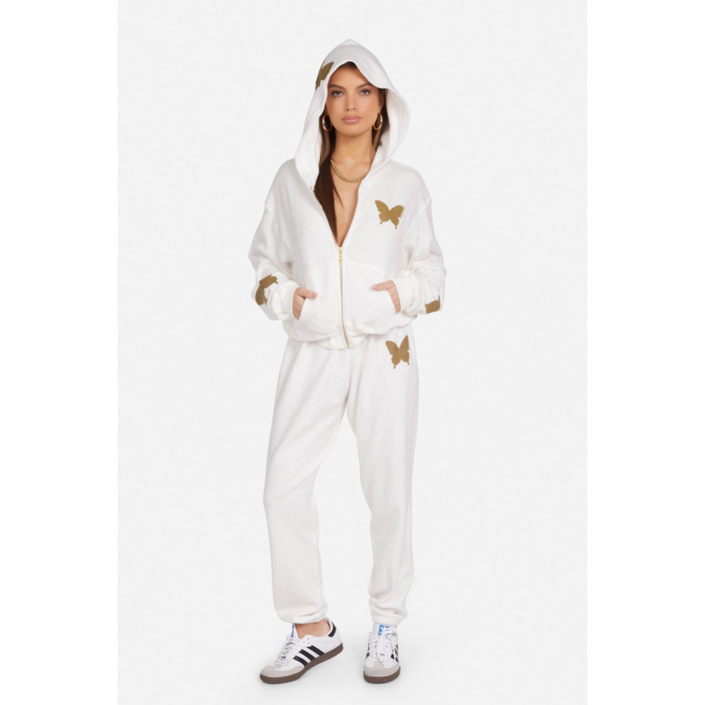 Flor Butterfly Zip Up