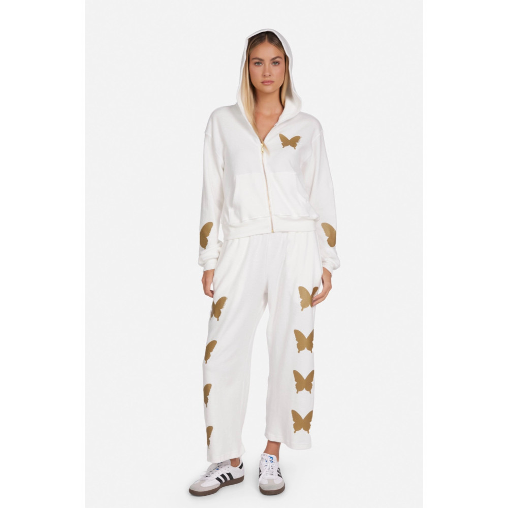Flor Butterfly Zip Up